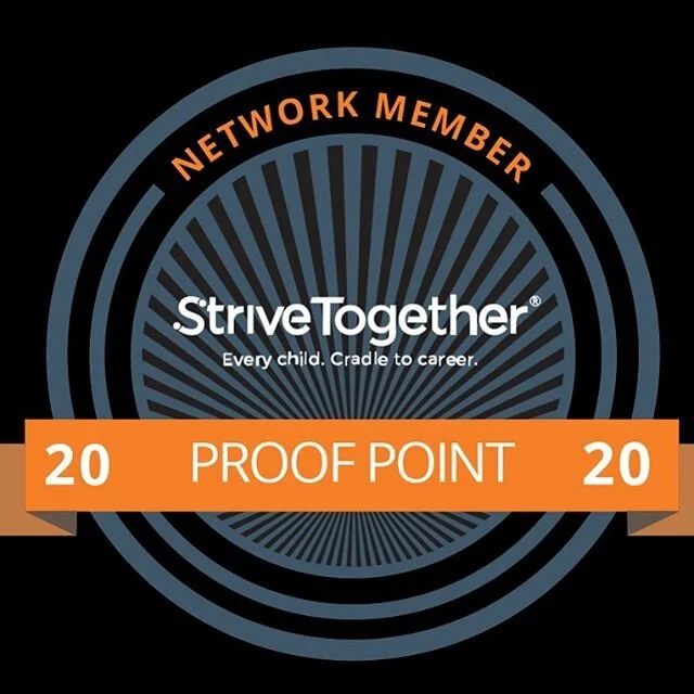 We are proud to be a @strivetogetherc2c proof point community for another year! 
We were the third StriveTogether community to be designated a proof point in 2017. This designation means we are seeing improvements in many of our outcome areas and proving that working collectively as a community to improve outcomes works!