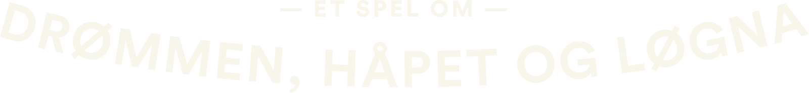 Et spel om drømmen, håpet og løgna