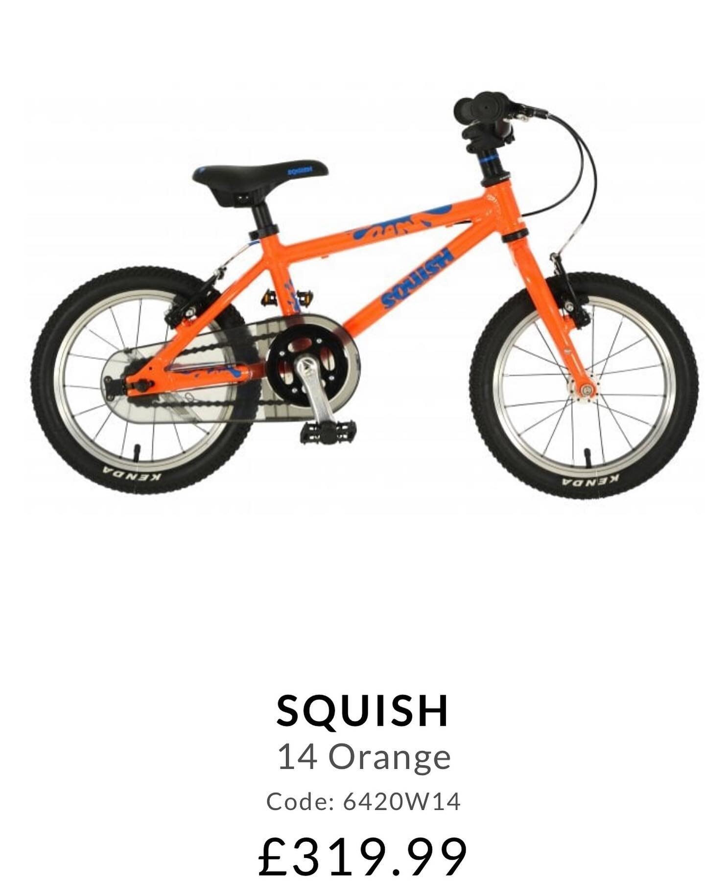 Christmas is coming! We have a handful of #squishbikes available for the big day. 
All will be fully built, set up and ready to collect at a time that suits you. 
We also offer a part guaranteed trade in system with these bike. 
.
.
#rideitbude #squi