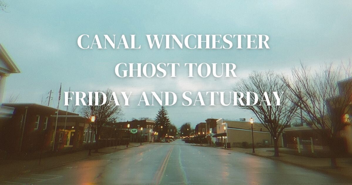 TWO TOUR DATES AVAILABLE - Friday, October 20th and Saturday, October 21st. 
Canal Winchester is filled with some ghostly characters that helped to shape our city. Come to meet a few of these history makers in during the upcoming ghost tours. The wal