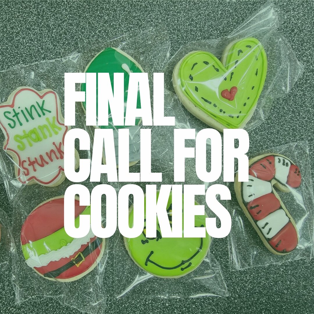 It&rsquo;s your final call for our Grinch cookie pre-orders! We are taking orders now through this Friday. 🎄Link in bio