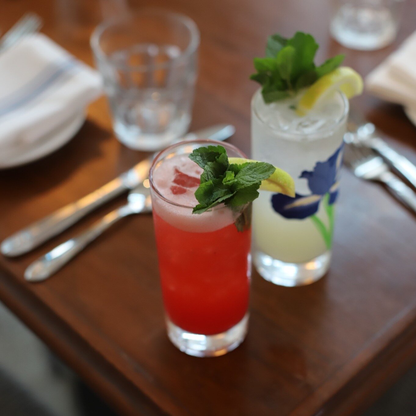 The perfect pairing to your lunch - one of our delicious mocktails. Sit, sip &amp; enjoy while we wish for warmer weather.
