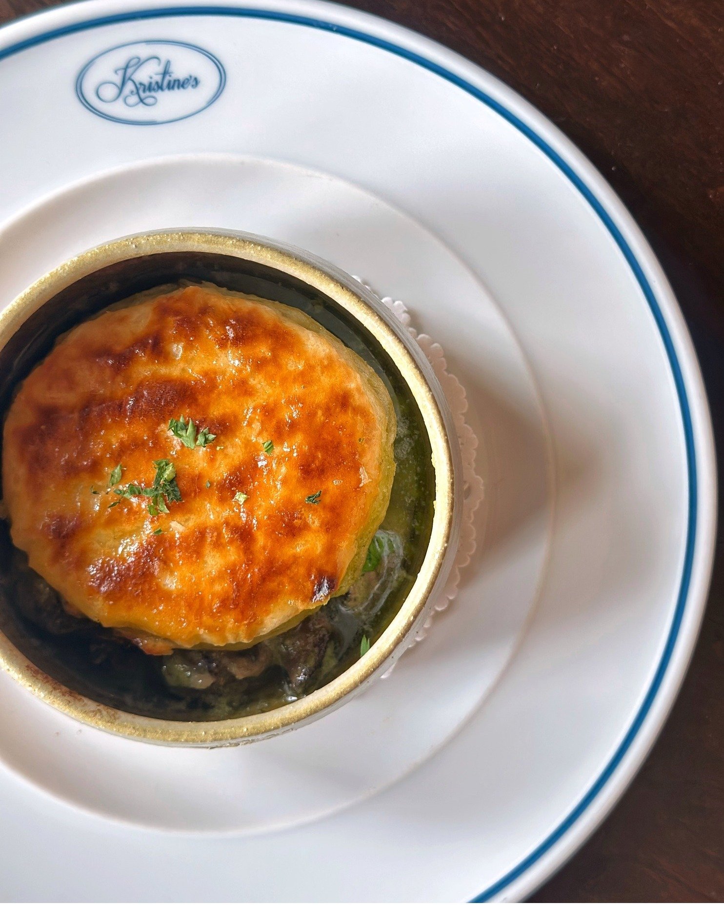 There's no place like Kristine's for a traditional dish of escargot. Buttery &amp; delicious.

#classic #frenchfood #princetonnj #princetoneats #kristinesprinceton #escargot