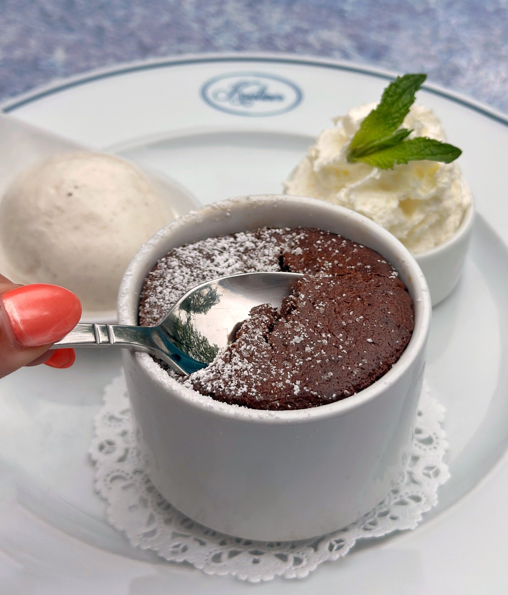 Celebrate life's big achievements with a decadent dessert to finish off your meal, like our classic chocolate souffle!

#graduationseason #chocolate #classic #frenchfood #homemade #deliciousdesserts #printetonnj #princetoneats