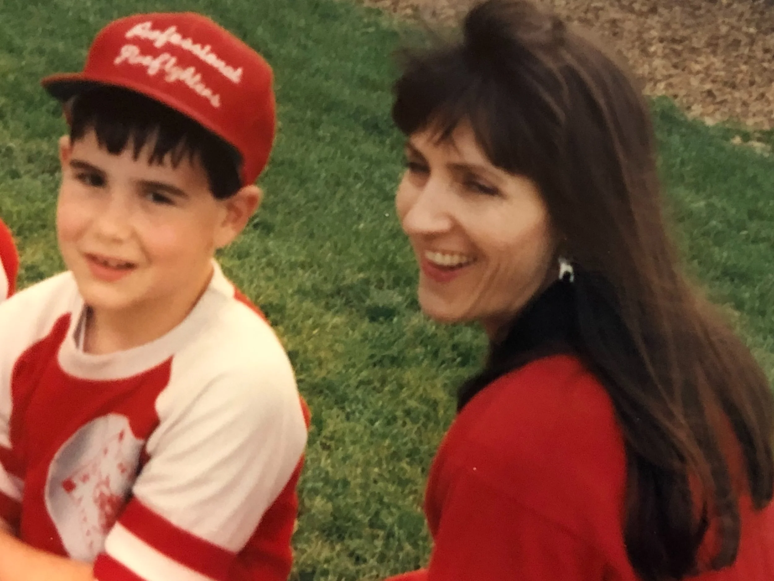 I was the cheering on the sidelines (with Jared)