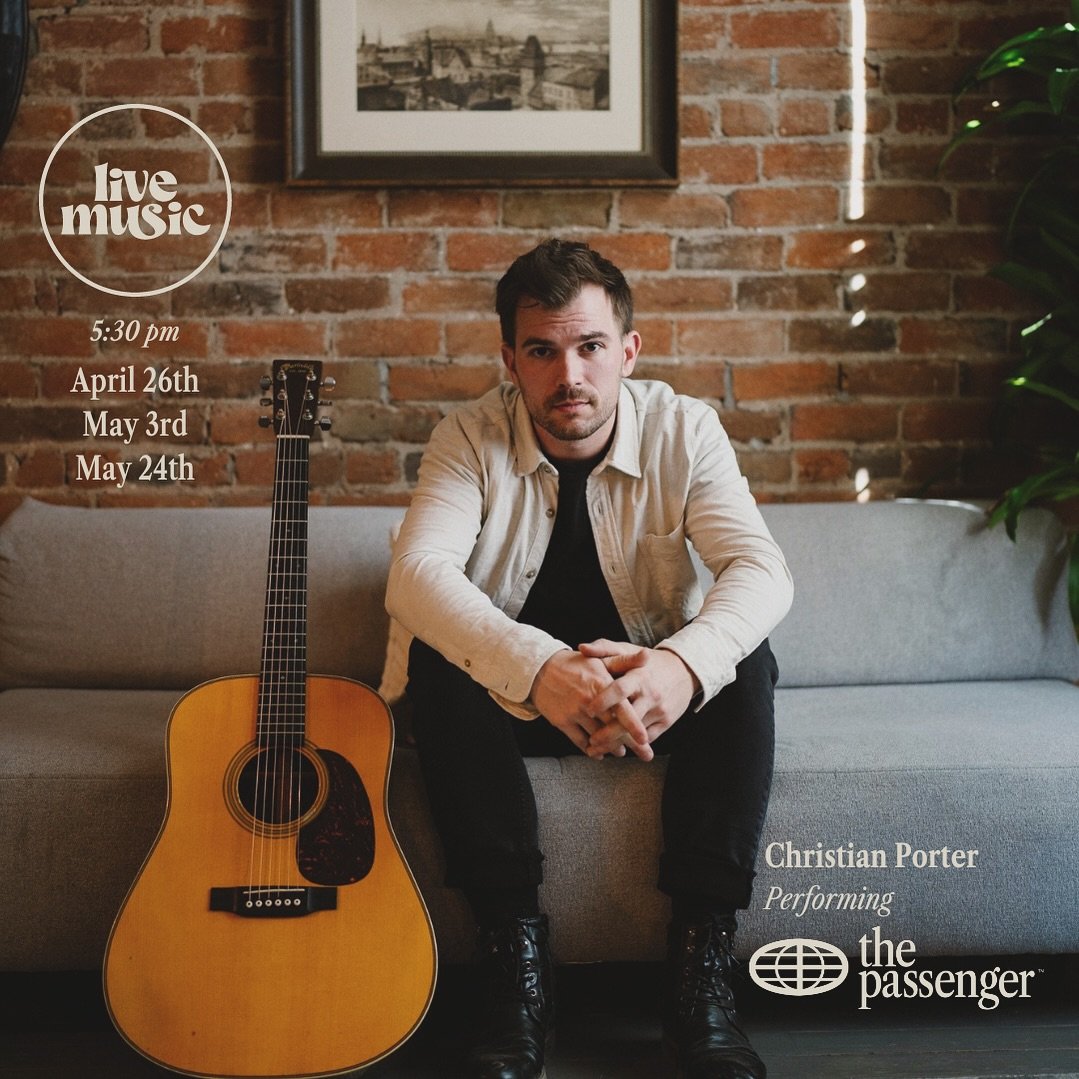 Excited about my new run of shows starting this Friday at @thepassenger.restaurant in downtown Longmont, CO. This amazing venue comes with a great history and I&rsquo;m stoked to be a part of its future. Come enjoy an evening of intimate acoustic mus