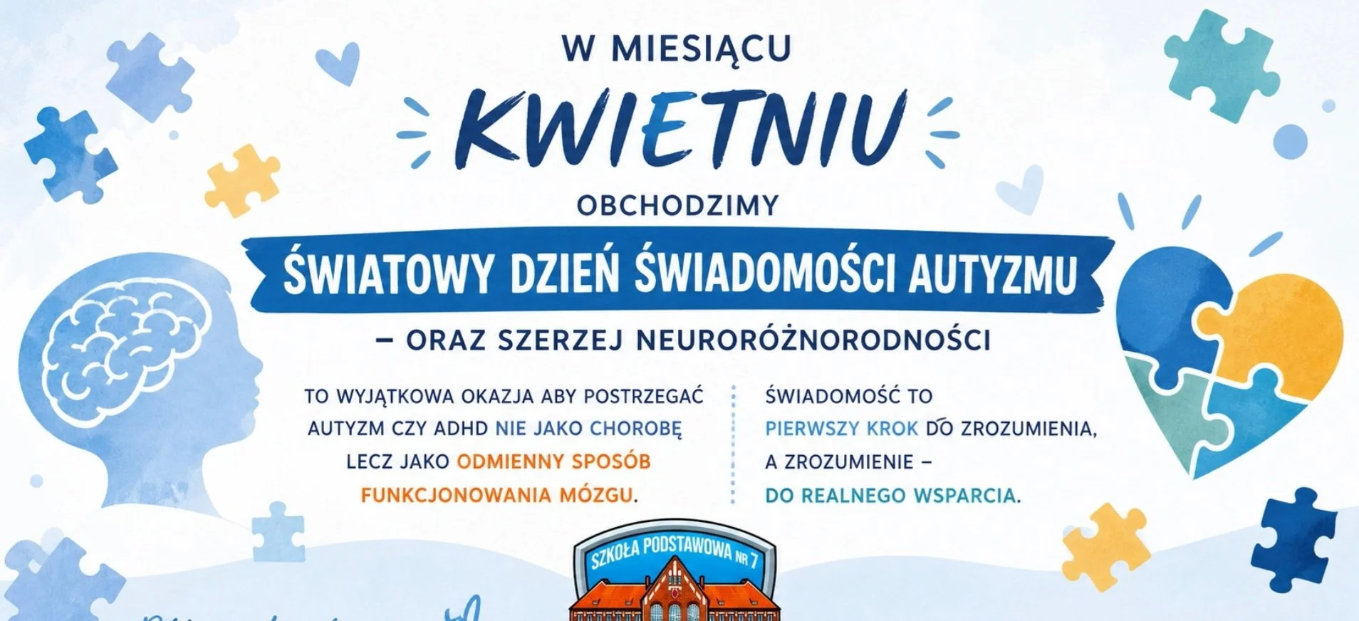 KWIECIEŃ - MIESIĄCEM NEURORÓŻNORODNOŚCI 