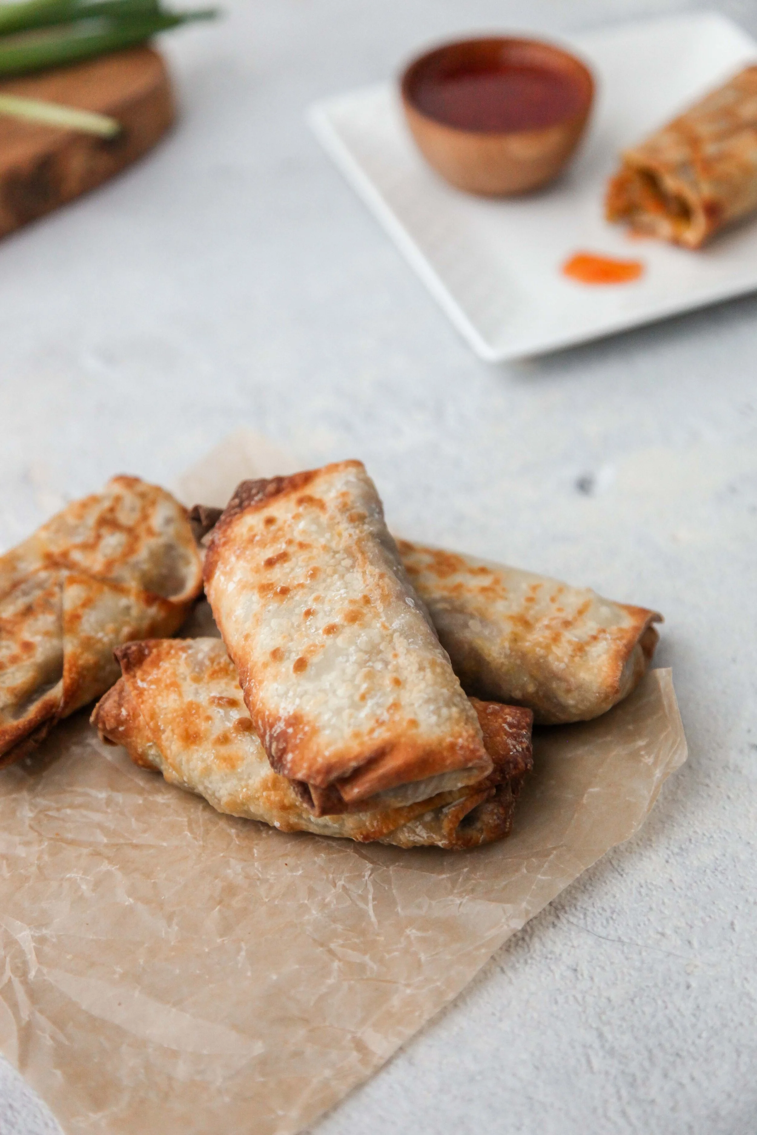 Crispy Vegan Egg Rolls