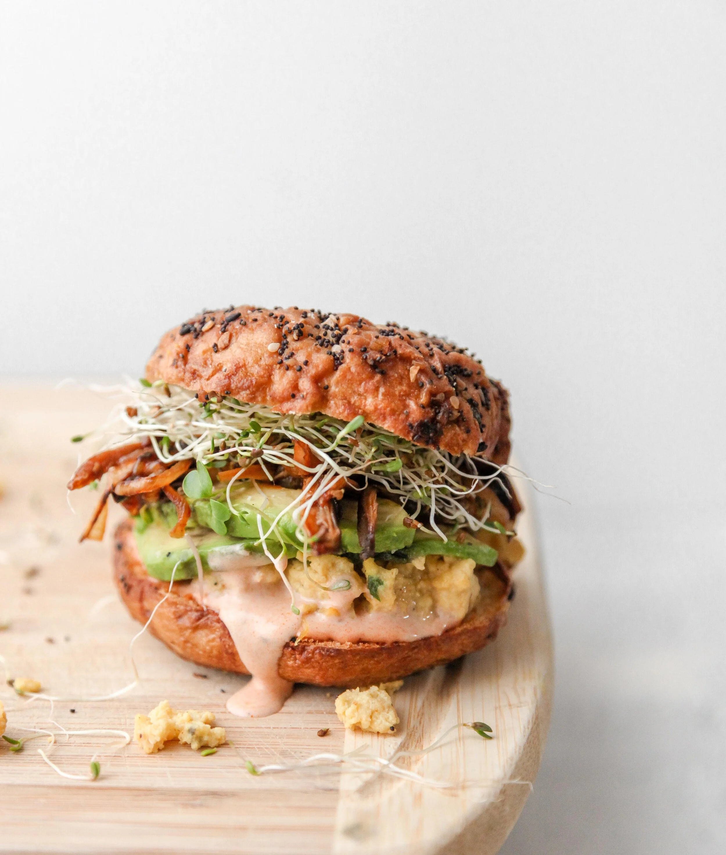 Veggie Bagel Sandwich