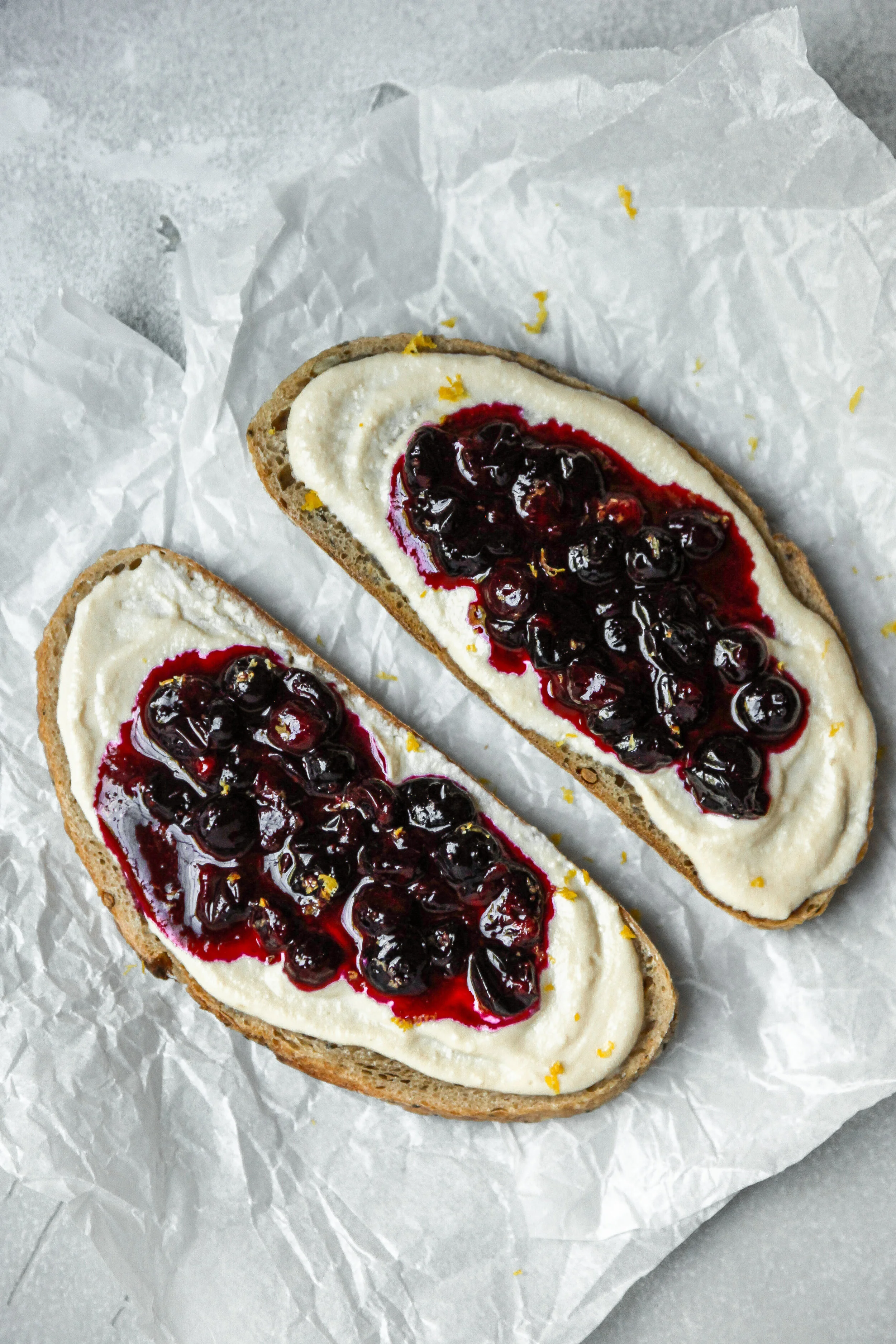 Blueberry Lemon Jam Spread