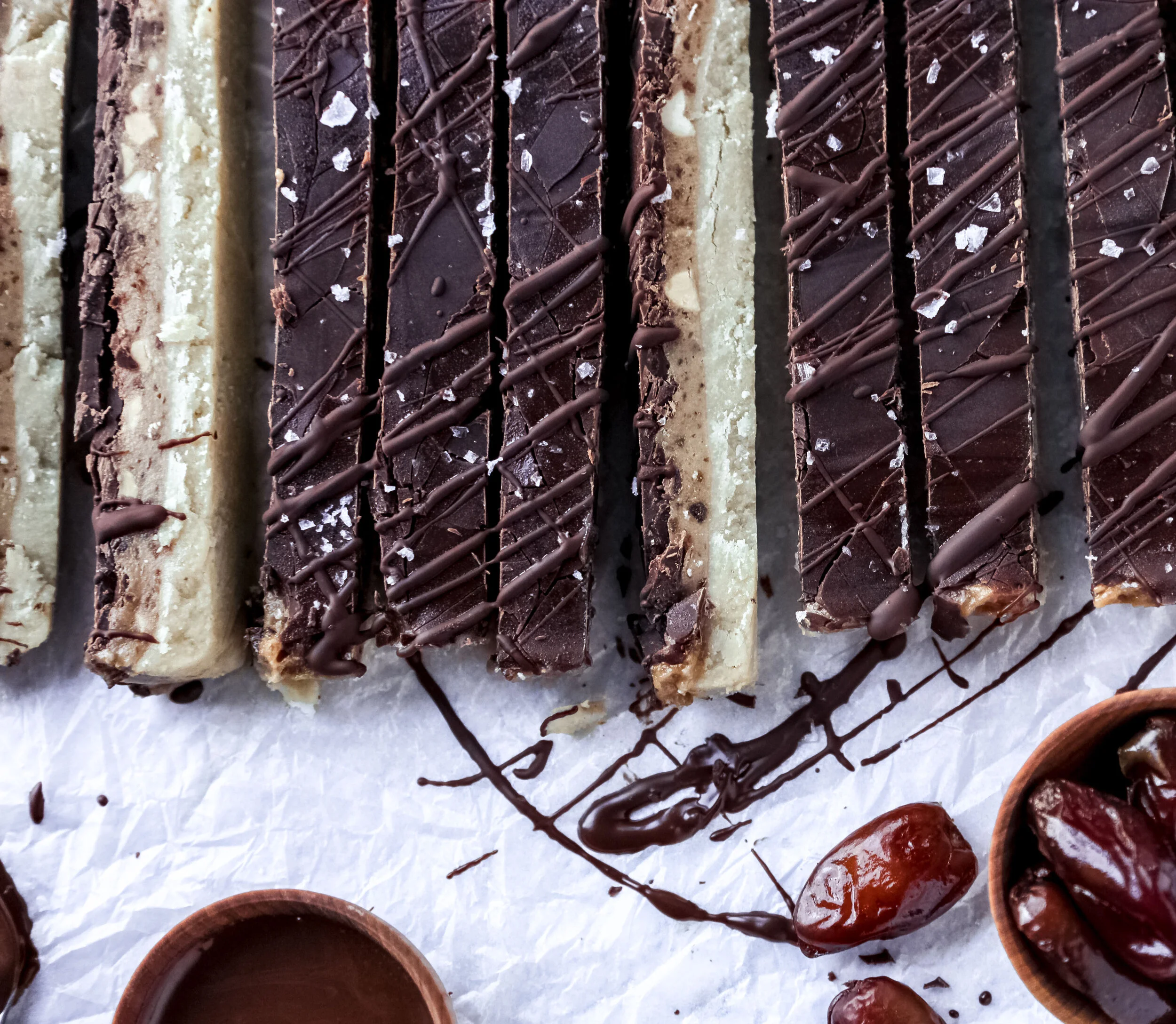Raw Snickers Bars