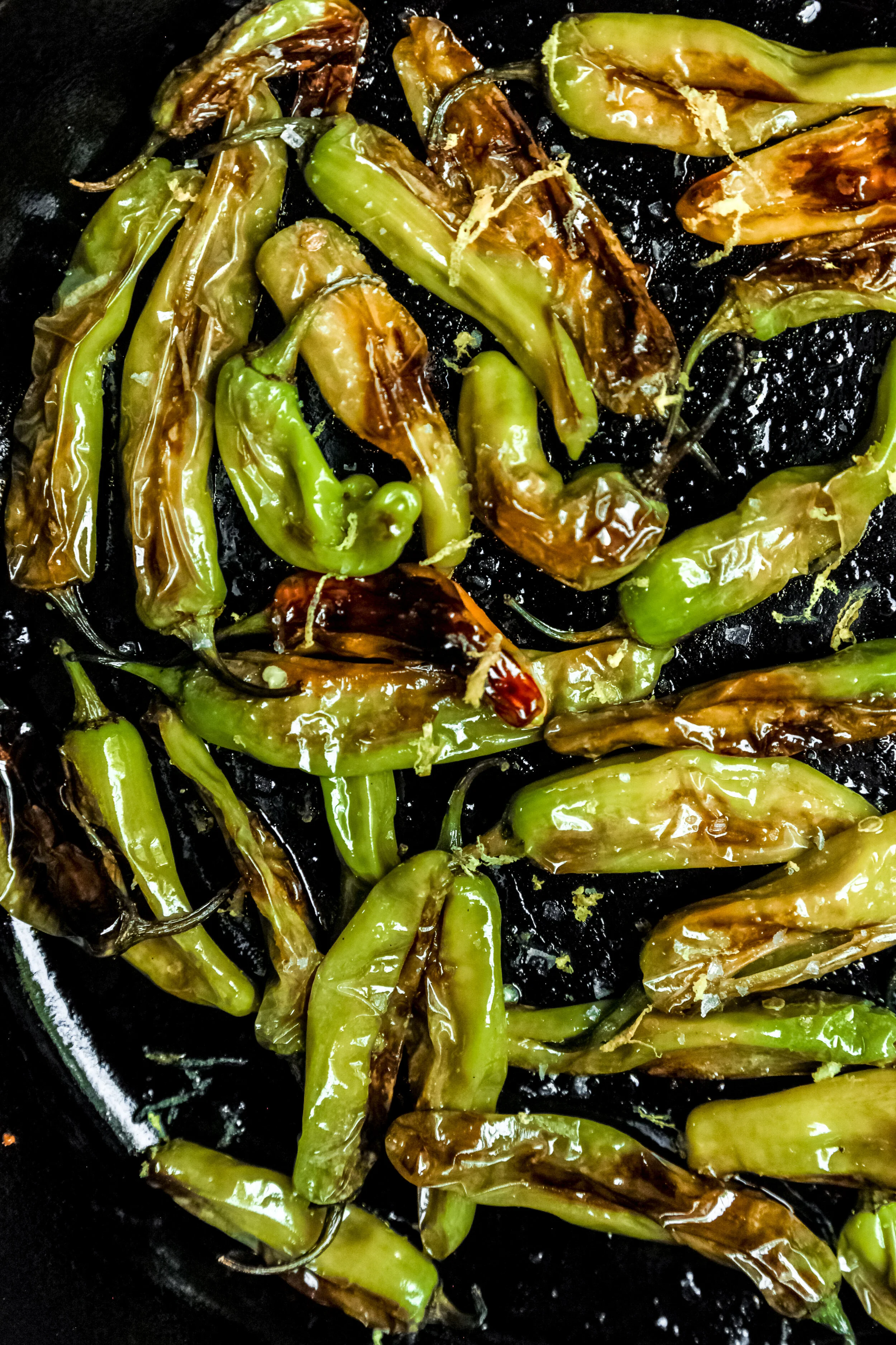 Blistered Shishito Peppers