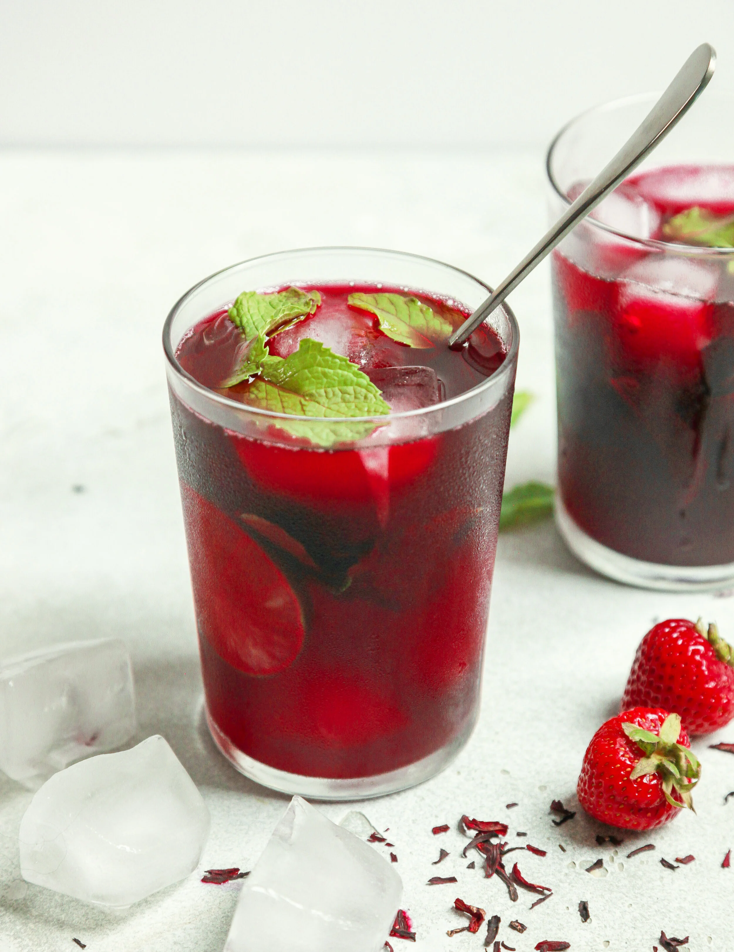 Strawberry Hibiscus Refresher