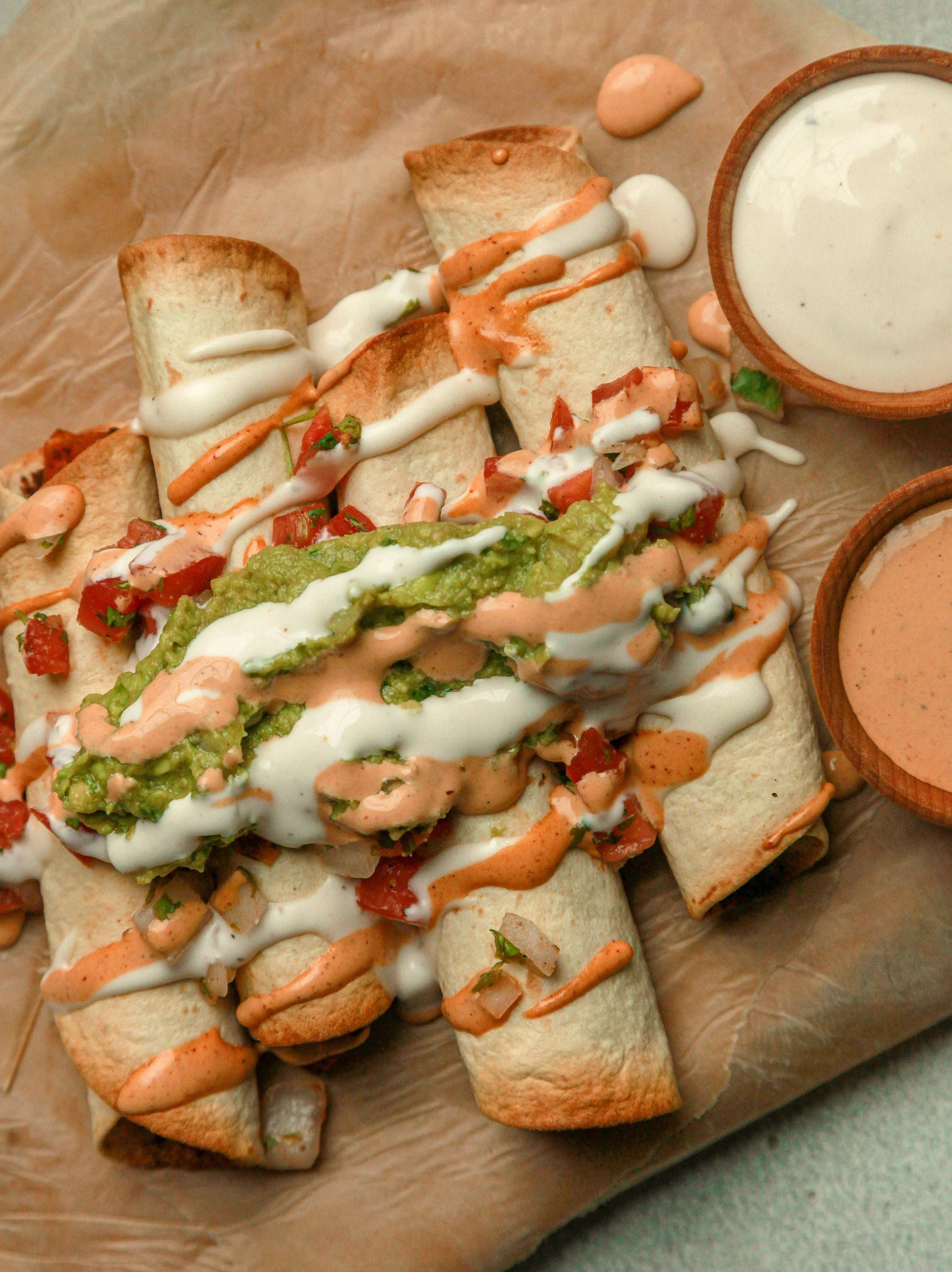 Sweet Potato Black Bean Taquitos