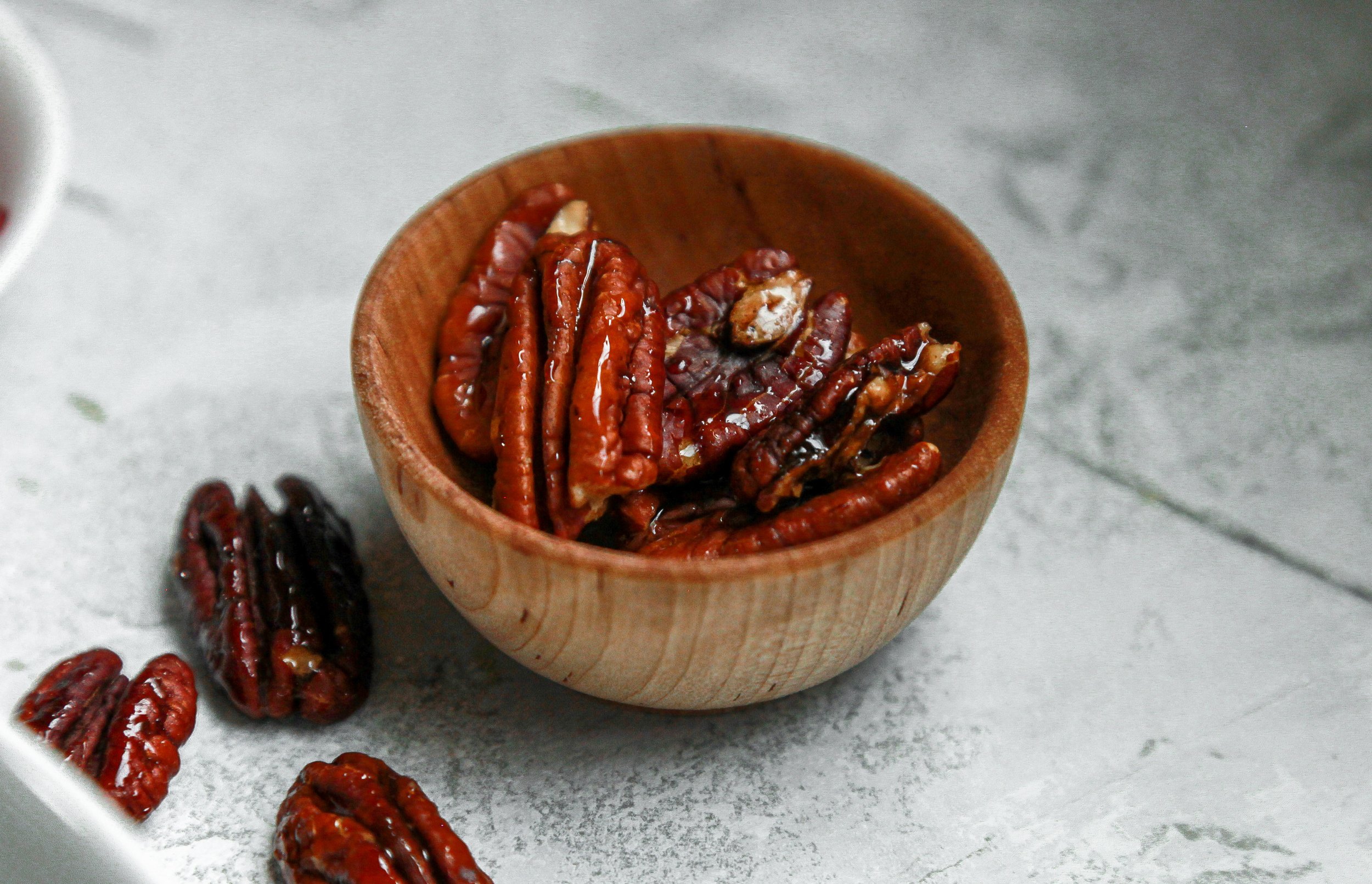 Maple Candied Pecans