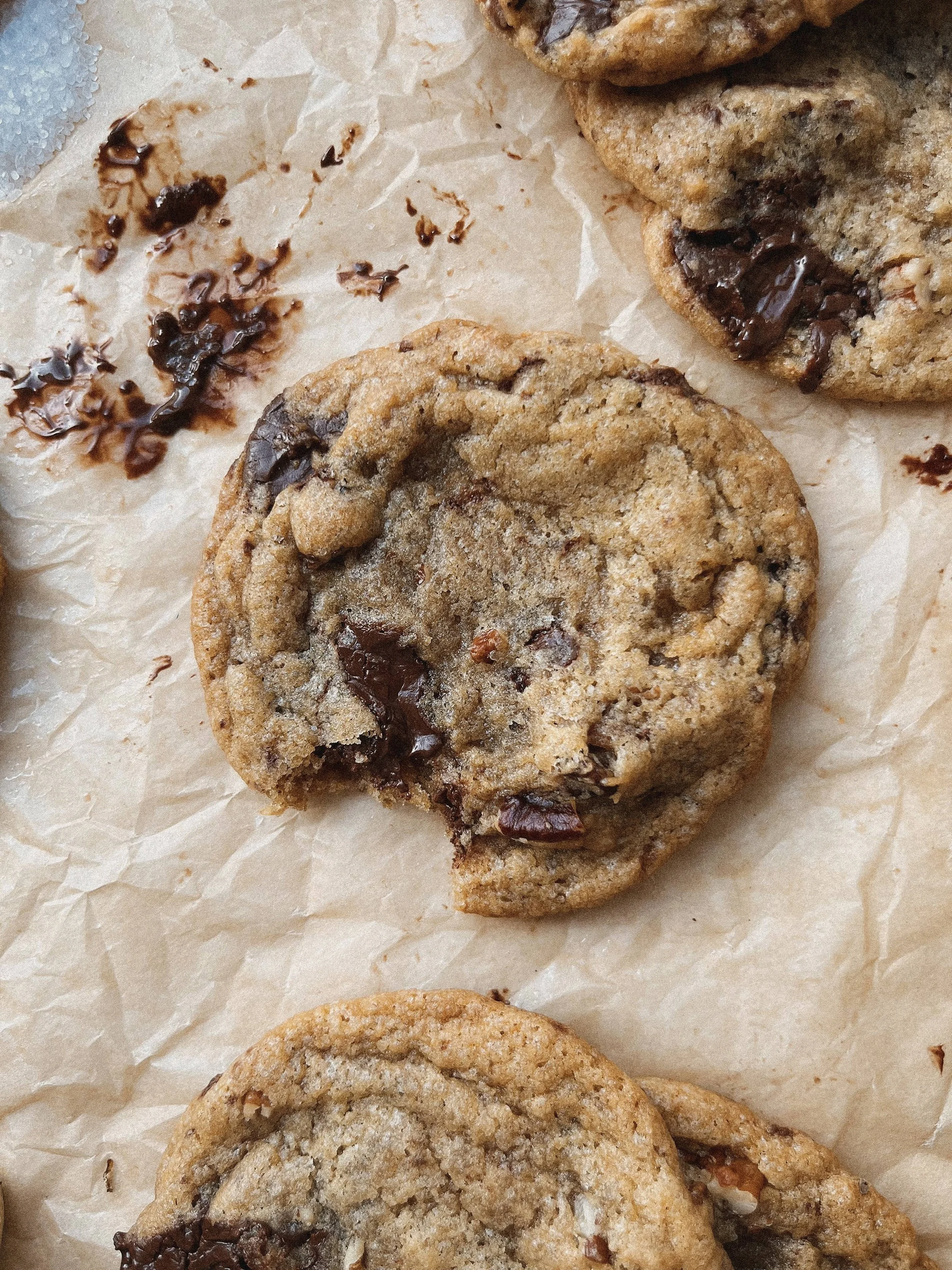 Chewy Chocolate Pecan Cookies