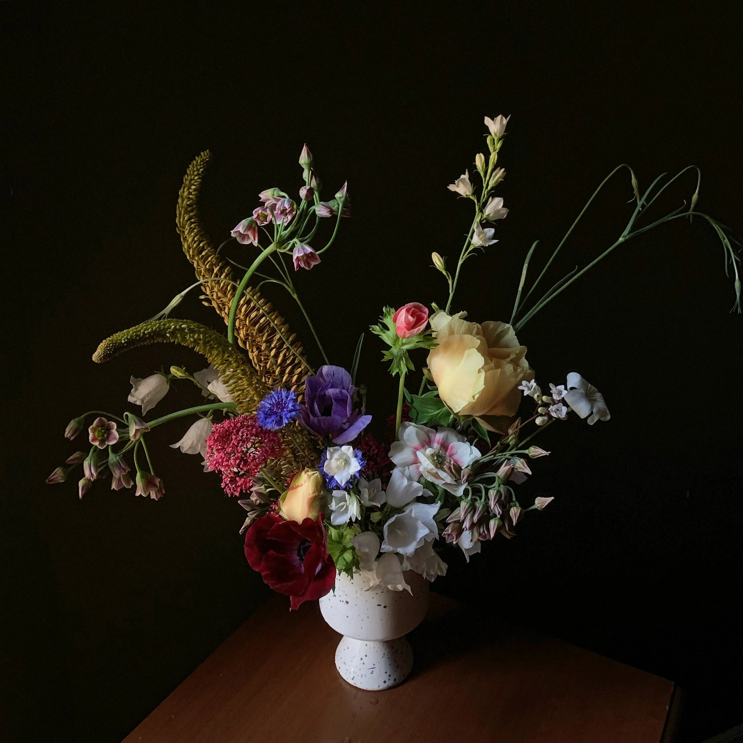 Floral Pedestal Centerpiece
