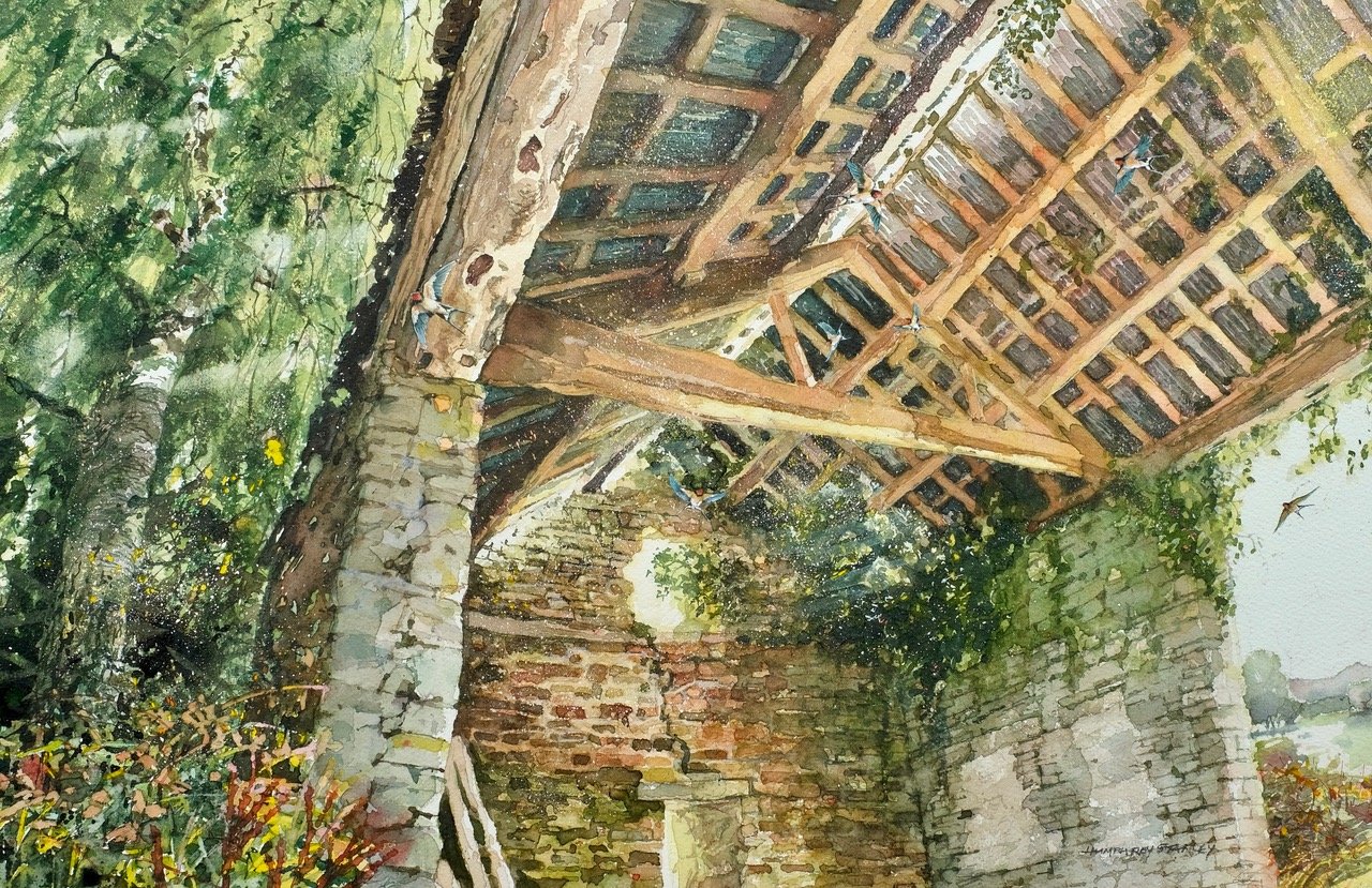 ‘Barn Swallows’, £580, Watercolour