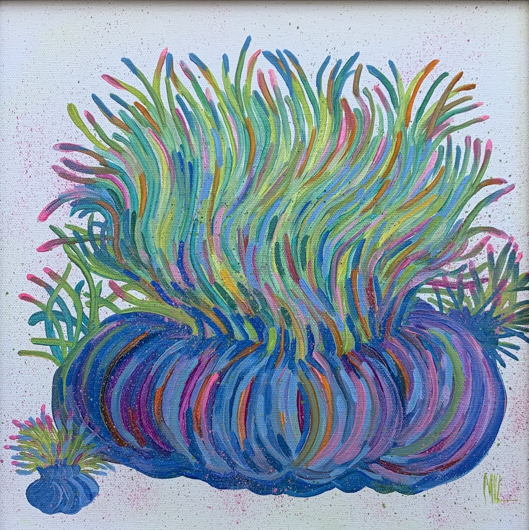 Sea Grass Series #4 - 12" x 12"