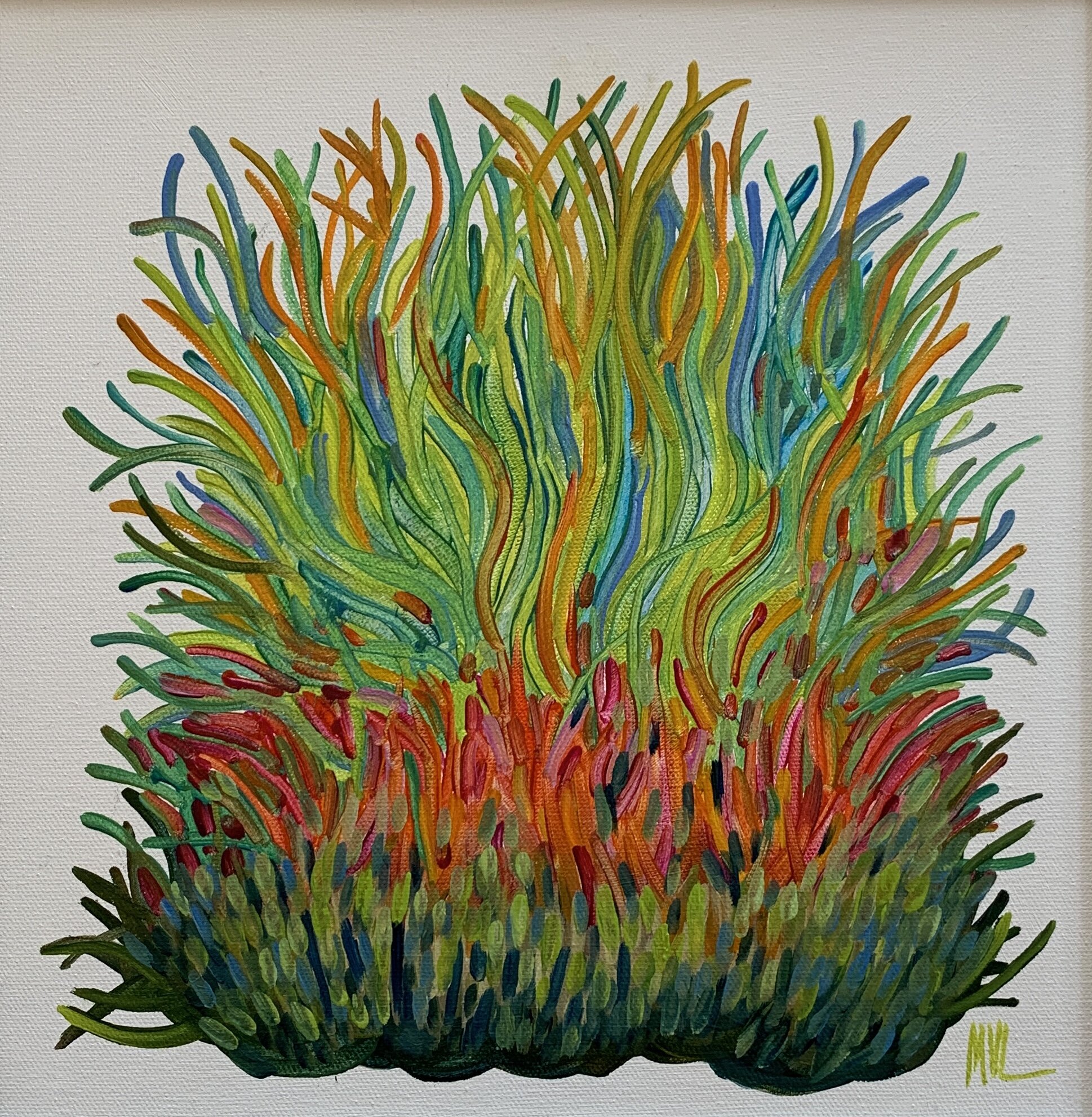 Sea Grass Series #1 - 12" x 12"