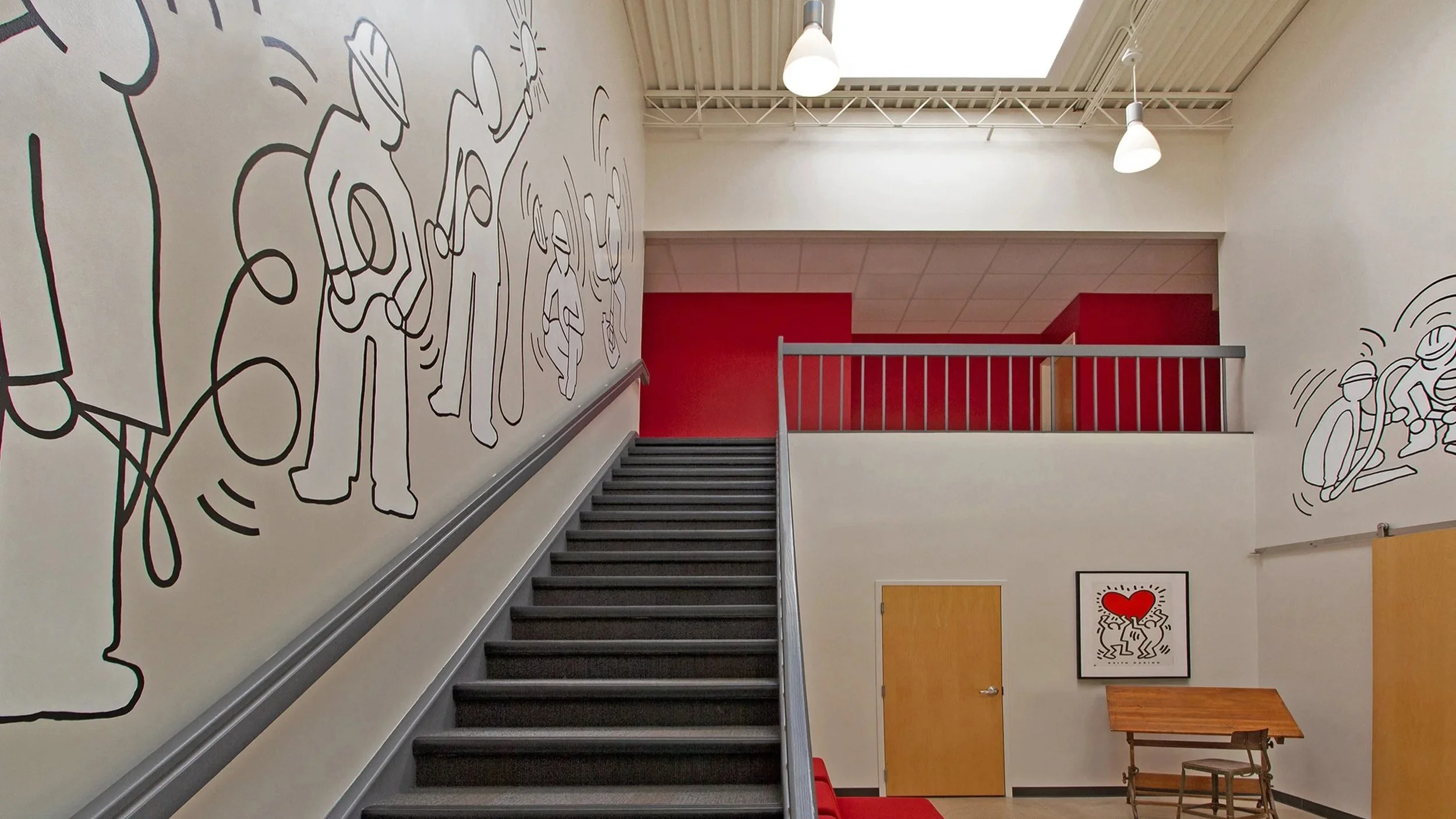 Contemporary Mural - Commercial Interior Design