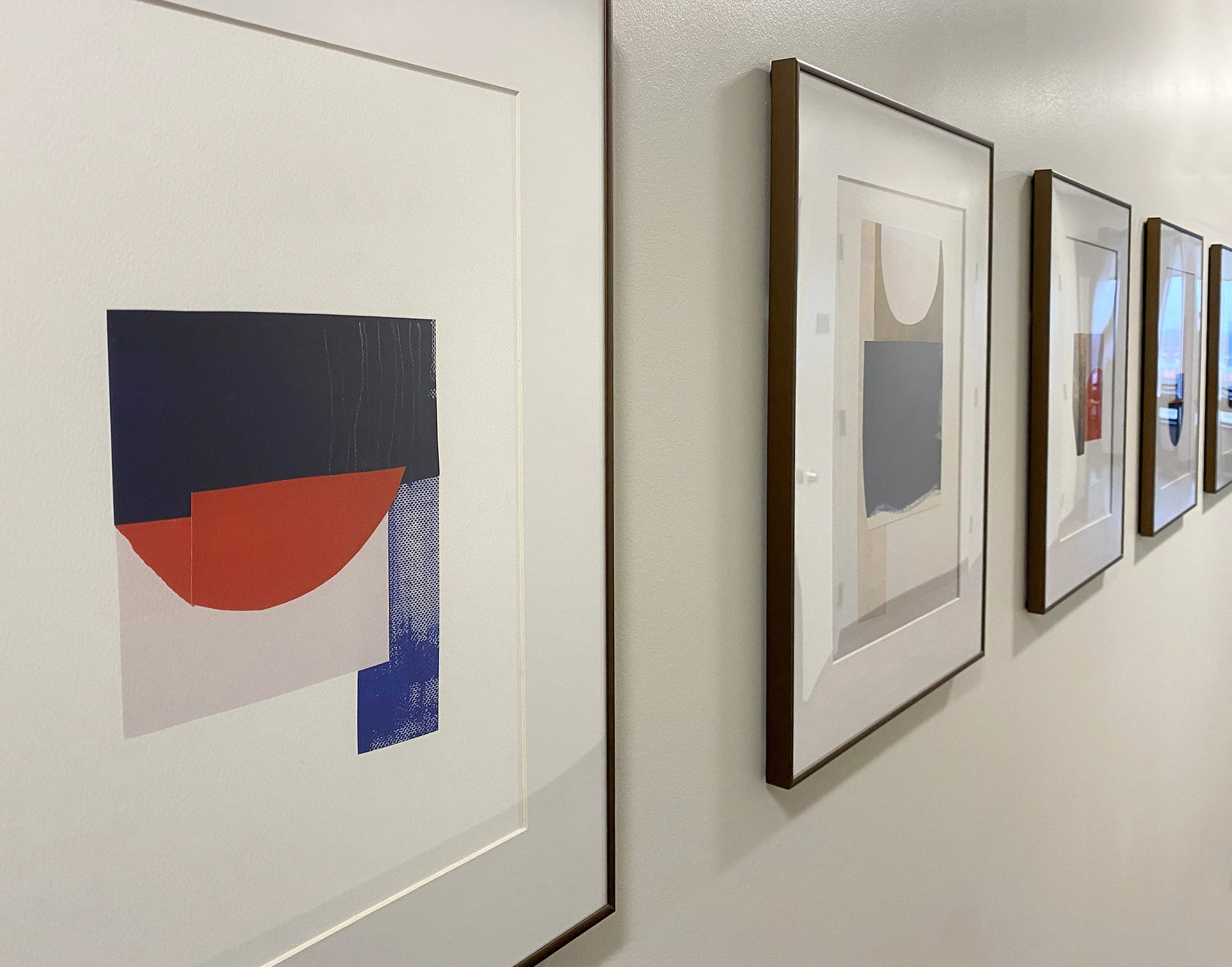 Contemporary Art in Corridor