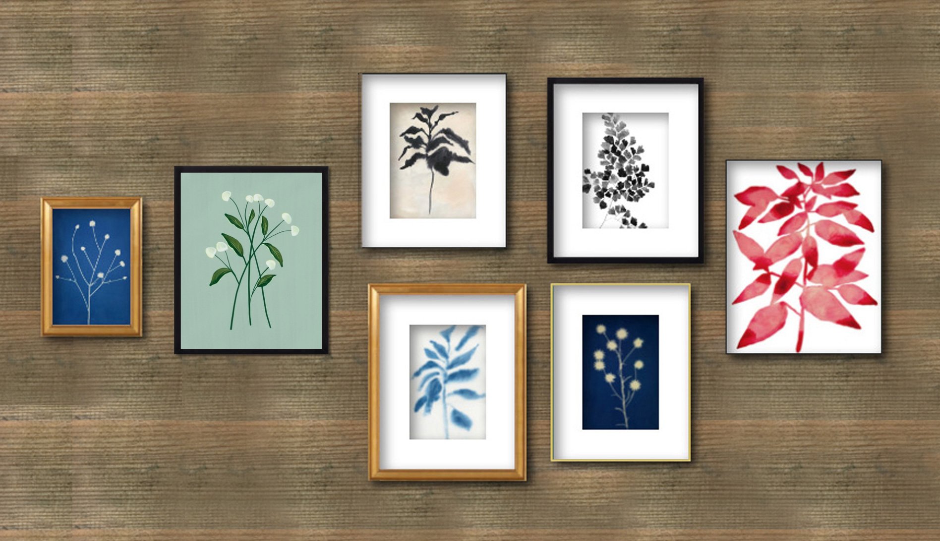 Gallery Art Wall - Interior Design for Healthcare