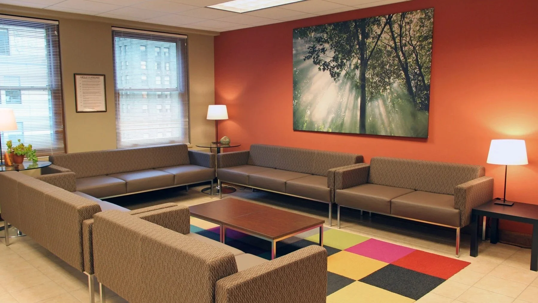 Behavioral Health Group Room - Interior Design