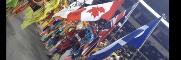 Aug 21, 2013 - Canadian Flag Hung Upside Down in a Powwow Grand Entry, By Colby Tootoosis