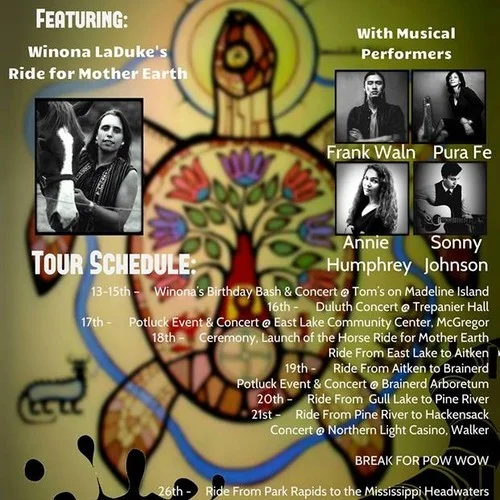 Aug 6, 2014 - Honor the Earth’s “Love Water Not Oil” August Tour