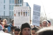 Dec 17, 2014 - #NotYourMascot #ChangeTheName #NoHonorInRacism Rally Against the Washington Football Team at FedEx Field