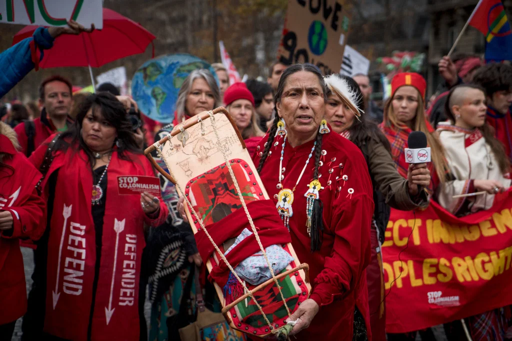 Nov 26, 2015 - Indigenous Peoples Take Lead at D12 Day of Action in Paris – Official response to COP21 agreement