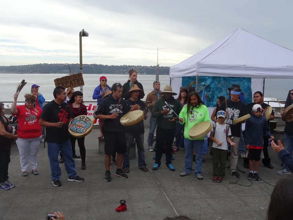 Sep 1, 2016 - Solidarity Action Against the Dakota Access Pipeline held in Seattle