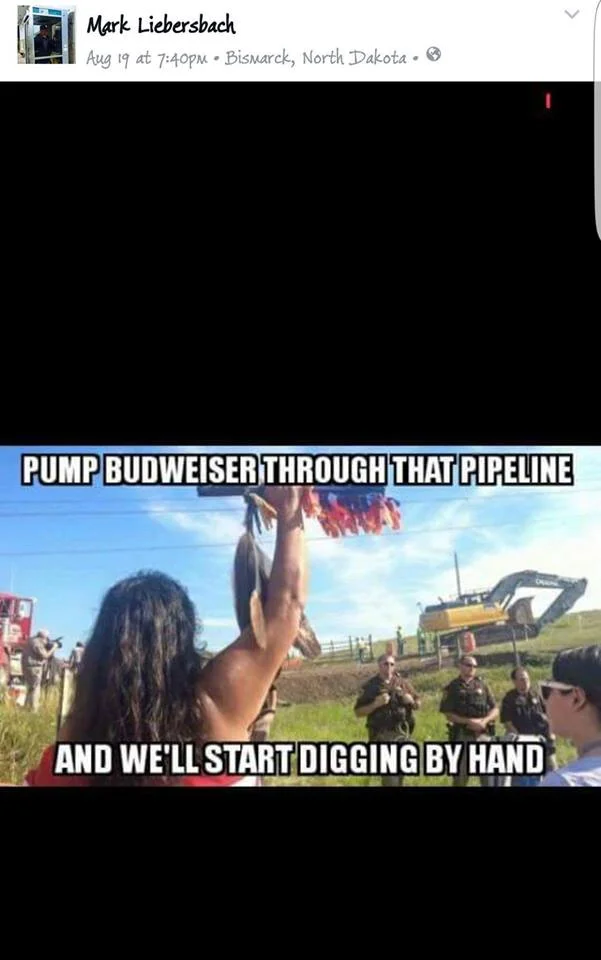 Sep 8, 2016 - Anti-Indian Racism Promotes Violence Against Water Protectors