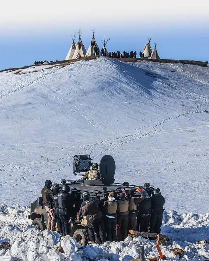  Feb 3, 2017 - Police Mass Arrest Water Protectors near Dakota Access Construction Site