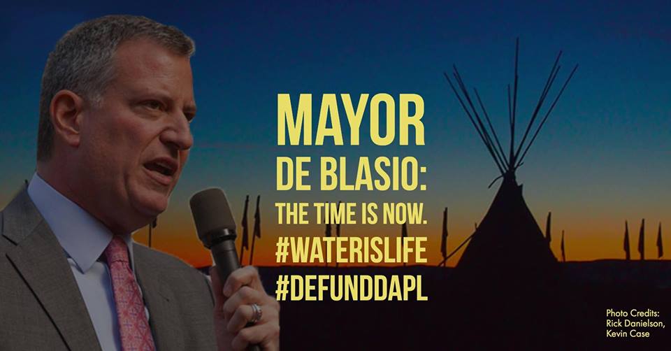 Apr 4, 2017 - Indigenous Peoples and Allies to Hold Encampment at Wells Fargo over Dakota Access Pipeline in NYC