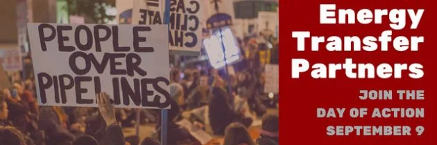 Sep 11, 2017 - Coalition to Stop Parent Company of DAPL Rallies at Energy Transfer Partners HQ in Dallas