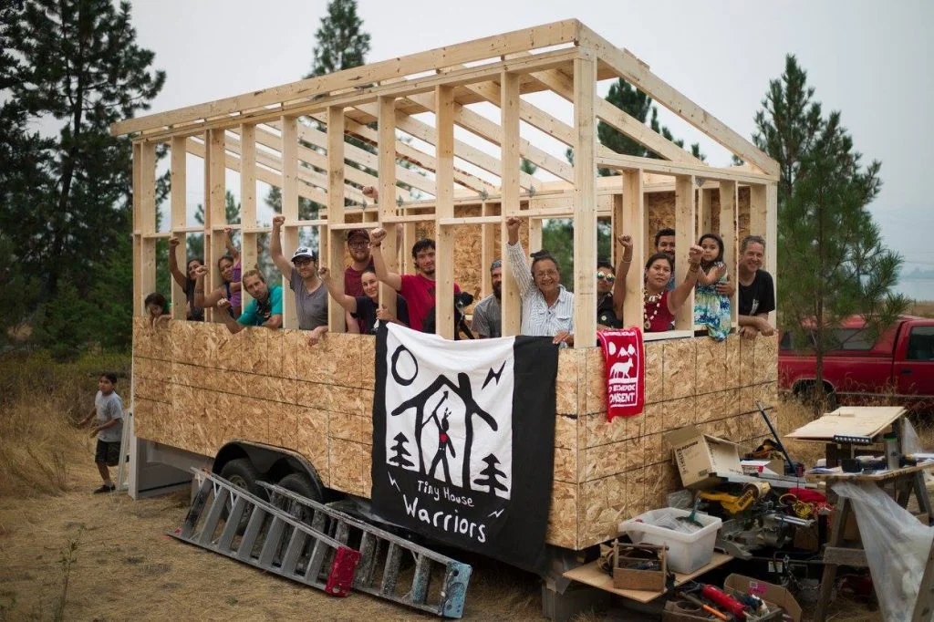 Sep 12, 2017 - Tiny House Warriors seek to Stop the Kinder Morgan Trans Mountain Pipeline