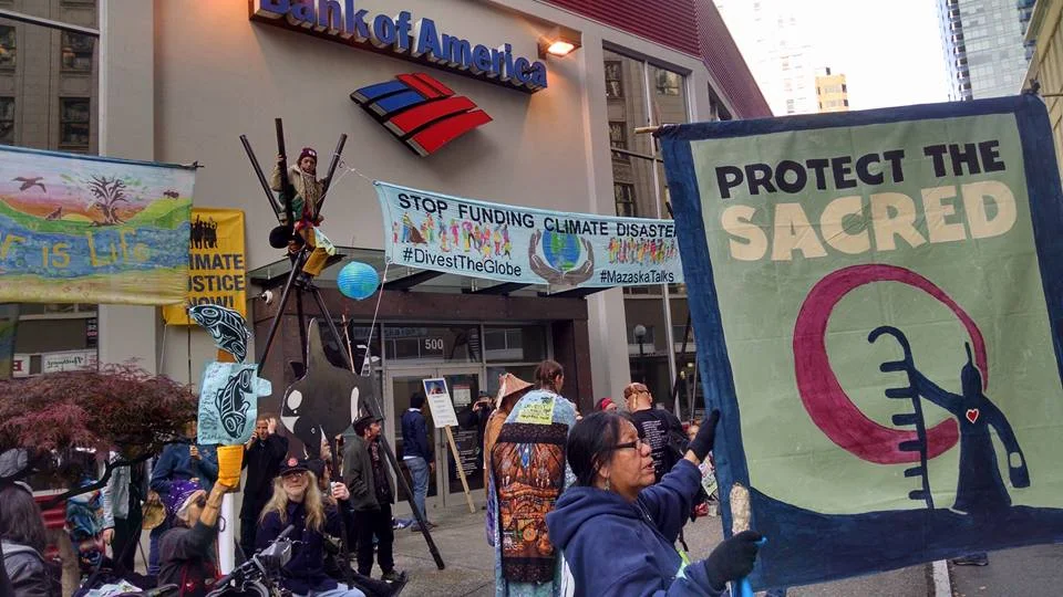 Oct 28, 2017 - Banks Silent as Indigenous People Lead Largest Protest ever Against Bank Financing of New Fossil Fuel Projects