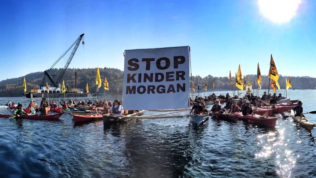 Oct 29, 2017 - BC Coast Protectors Block Construction of Kinder Morgan Pipeline