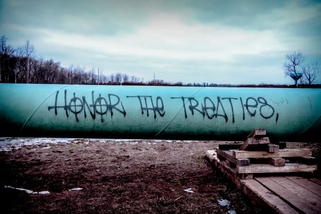Nov 12, 2017 - Water Protectors Lock Together Inside Pipeline, Shut Down Last Stretch of Wisconsin Line 3 Construction