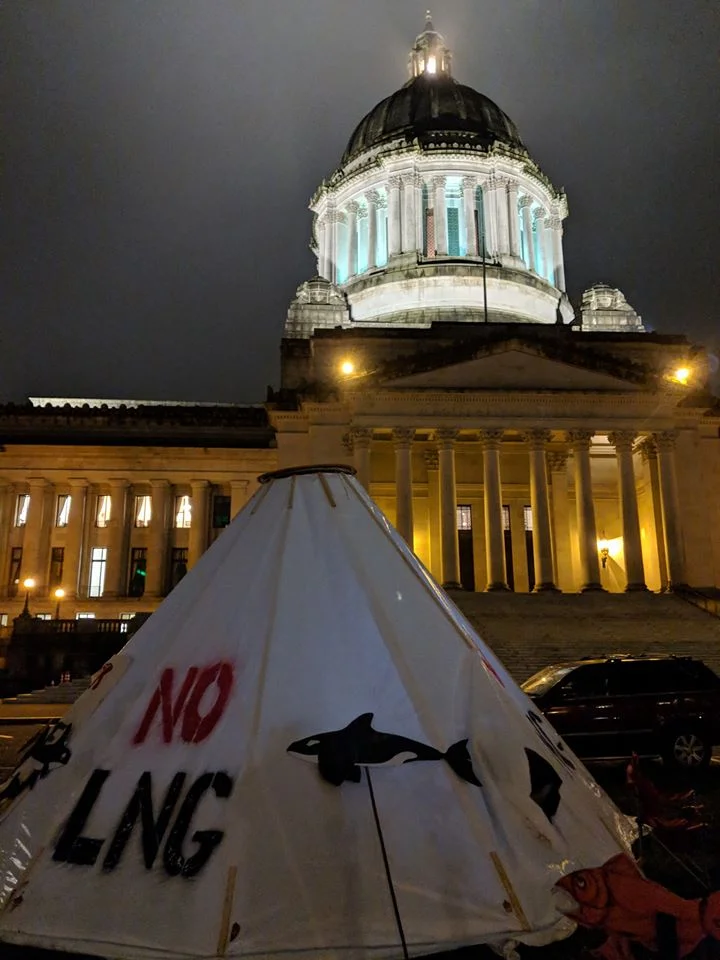 Jan 9, 2018 - Coalition Occupies Washington State Capital: Demands Action to Protect Earth