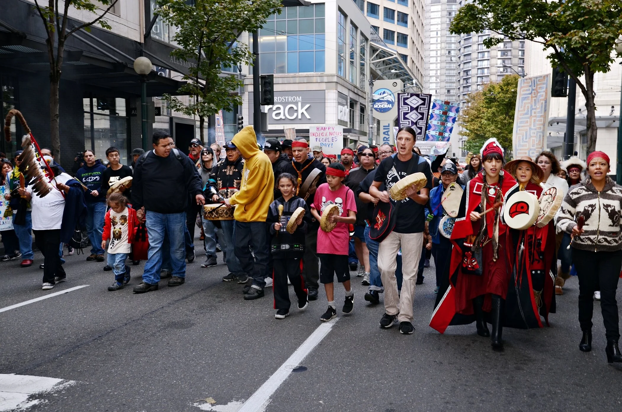 Seattle Indigenous Peoples’ Day march