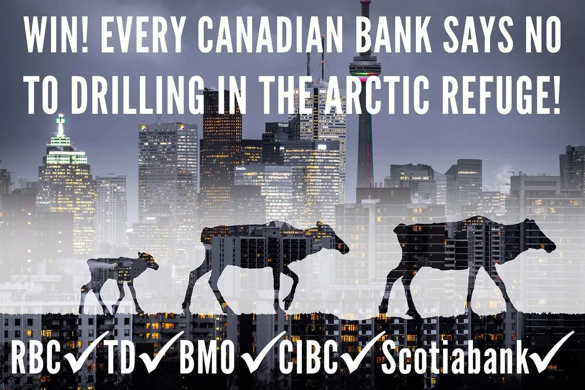 Major Banks in Canada Stand With The Gwich’in