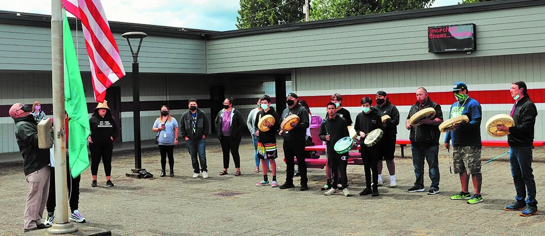 ‘A step in the right direction’: Tulalip Tribes flag raised at Marysville Pilchuck by Michael Rios