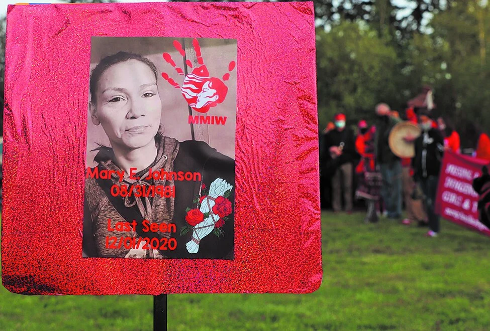Raising awareness for Missing and Murdered Indigenous People by Michael Rios