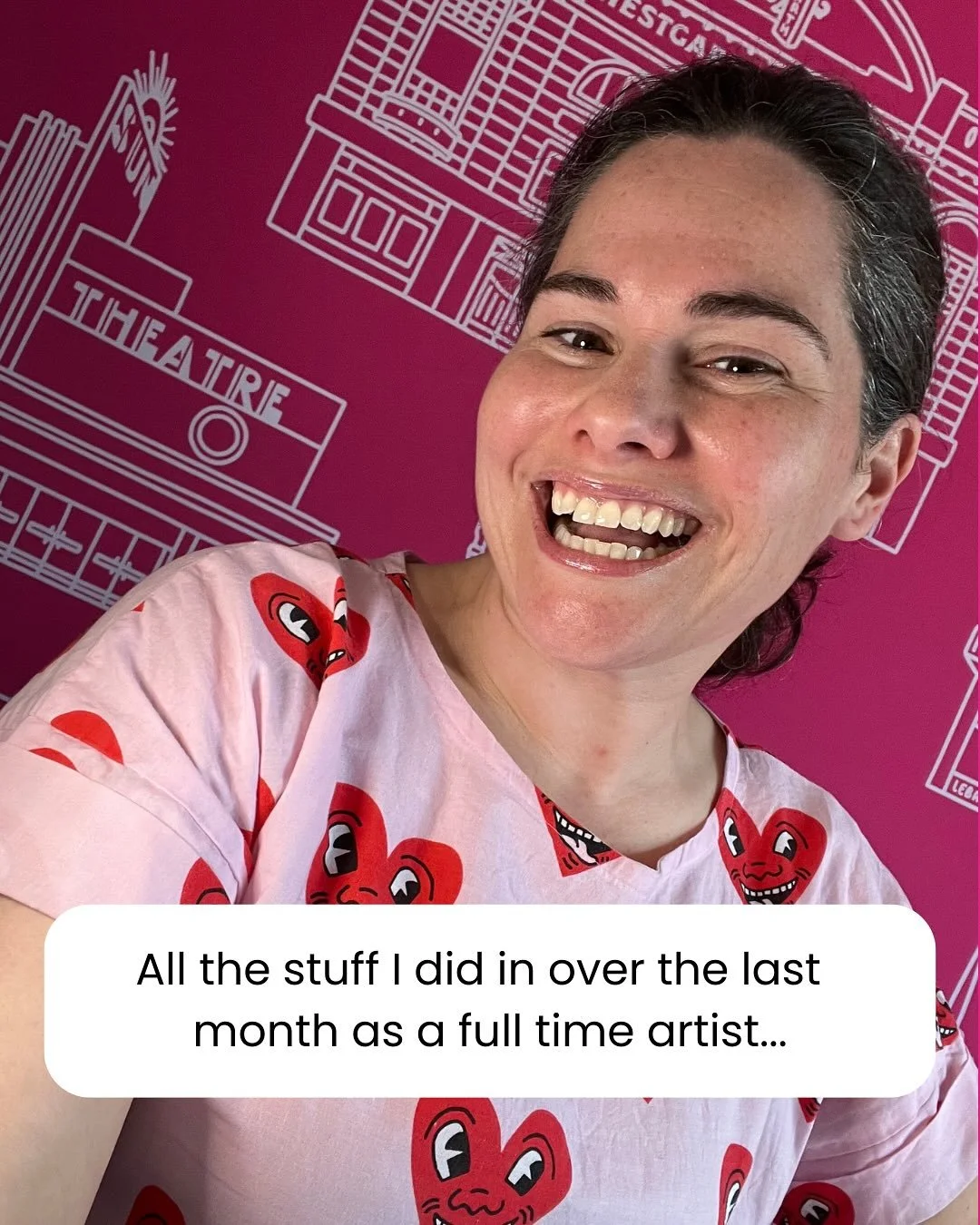 Wanna know what this full time art gig is all about?
In the last month alone, I’ve:
🩷 Delivered 3 client projects and started a new one
🩷 Wrapped up the first cohort of my course ‘Build Your Creative Empire’
🩷 Was interviewed