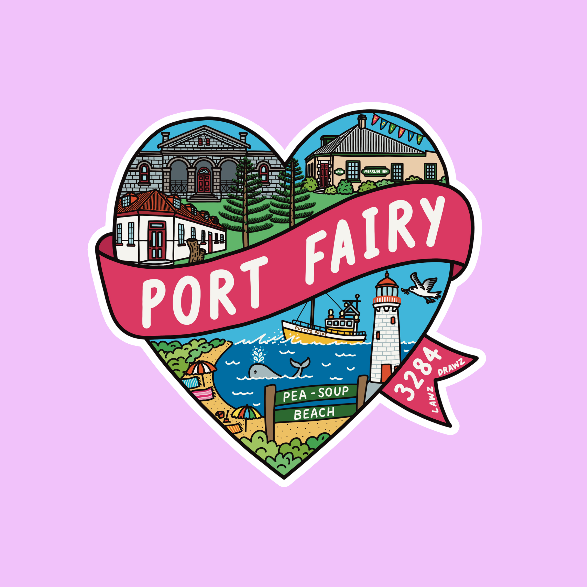 Port Fairy Sticker
