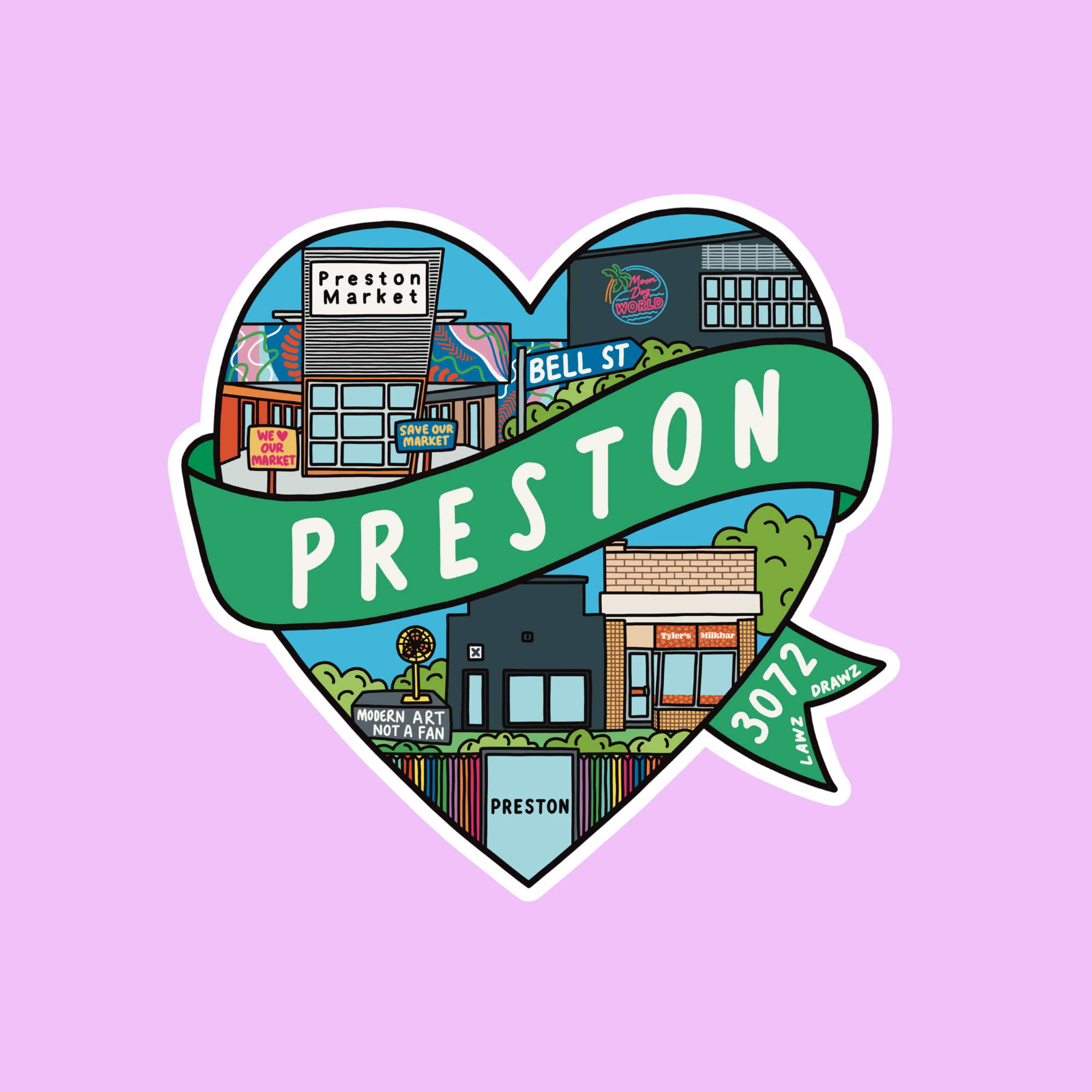 Preston Sticker