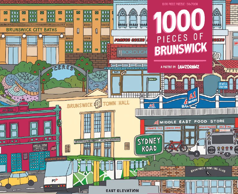 1000 Pieces of Brunswick - Puzzle